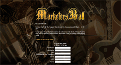 Desktop Screenshot of marketersball.com