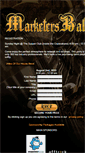 Mobile Screenshot of marketersball.com